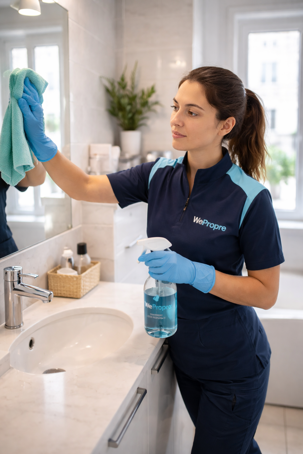 Staffer WePropre en action